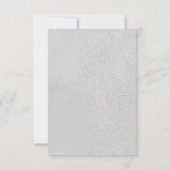 Vun, uitgedrukt in geel en grijs plant RSVP kaartje (Achterkant)