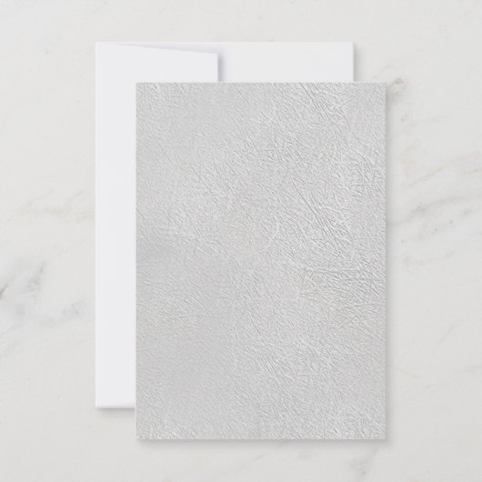 Vun, uitgedrukt in geel en grijs plant RSVP kaartje (Achterkant)