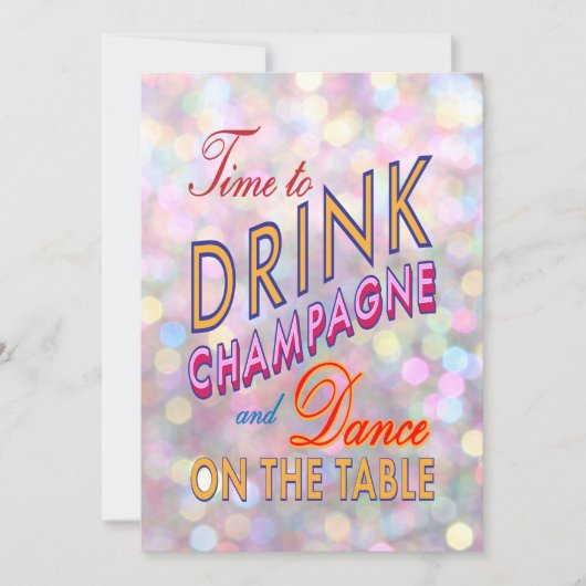 Vun, vrander en kleurrijk Bachelorette Kaart (Voorkant)