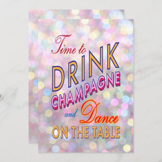 Vun, vrander en kleurrijk Bachelorette Kaart (Voorkant / Achterkant)