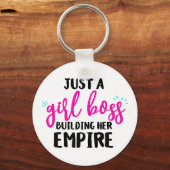 VUN, VROUW MEISJE ZONDER MEEST TYPOGRAFIE SLEUTELHANGER (Voorkant)