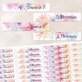 Vun Waterverf Kunstaanval Tot 4 Namen Waterdicht Labels