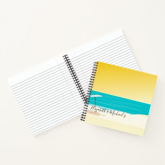 Vun Zonnestrand BUCKET-LIJST Aangepaste Keepomwill Notitieboek (Binnen)