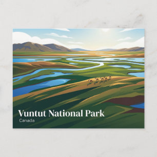 Vuntut National Park Canada Briefkaart
