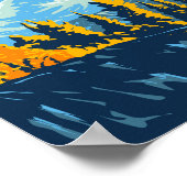 Vuntut National Park Canada Travel Art  Poster (Hoek)