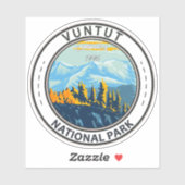 Vuntut National Park Canada Travel Art  Sticker (Vel)