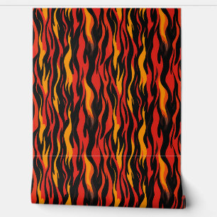 vurig Abstract patroon Behang