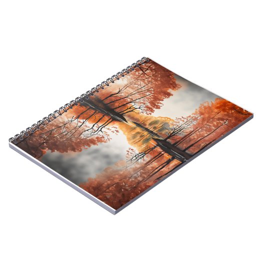 vurig bos notitieboek (Linkerzijde)