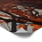 vurig bos poster (Hoek)