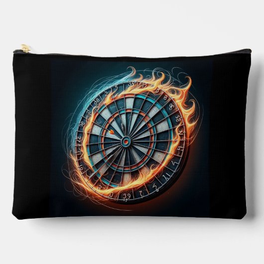 Vurig Dartbord met Bullseye Explosion Etui (Voorkant)