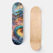 Vurig Japanse Draak Persoonlijk Skateboard (Voorkant)