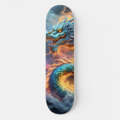 Vurig Japanse Draak Persoonlijk Skateboard (Voorkant)