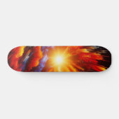 vurig kosmisch explosie-skateboard persoonlijk skateboard (Horizontaal)