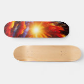vurig kosmisch explosie-skateboard persoonlijk skateboard (Horizontaal)