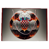 Vurig Kroatisch Voetbal Groot Cadeauzakje (Achterkant)