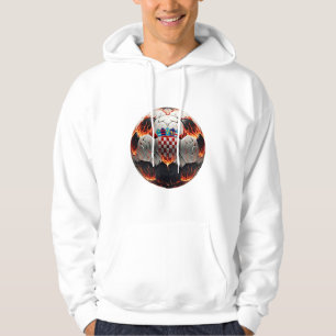 Vurig Kroatisch Voetbal Hoodie