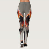 Vurig Kroatische Voetbal Leggings (Achterkant)