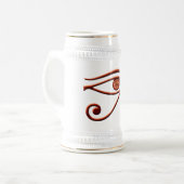 Vurig oog van Horus Stein Bierpul (Voorkant links)