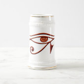 Vurig oog van Horus Stein Bierpul (Center)