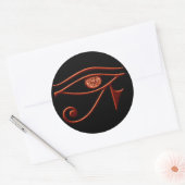 Vurig oog van Horus Stickers (Envelop)
