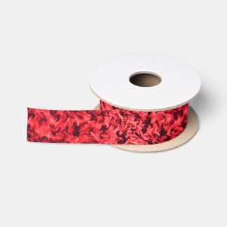 Vurig Rood Satijnen Lint