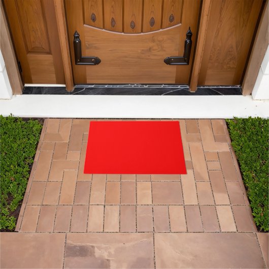 Vurig scharlakenrood palet deurmat (Buiten)