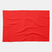 Vurig scharlakenrood palet theedoek (Horizontaal)
