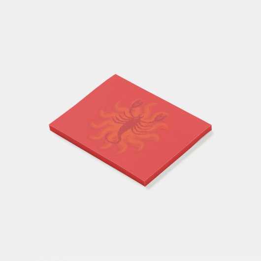 Vurig Schorpioen Post-it® Notes (Schuin)