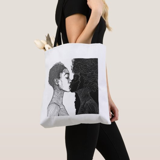 vurig tote bag (Dichtbij)