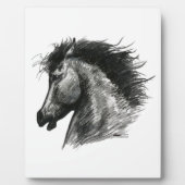 Vurig Wild Paard Fotoplaat (Voorkant)