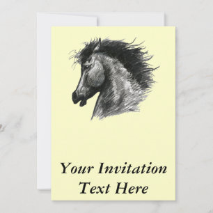 Vurig Wild Paard Kaart