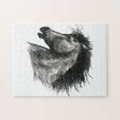 Vurig Wild Paard Legpuzzel (Horizontaal)