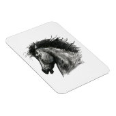 Vurig Wild Paard Magneet (Rechterzijde)