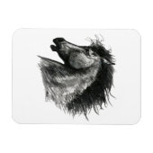 Vurig Wild Paard Magneet (Horizontaal)