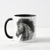 Vurig Wild Paard Mok (Links)