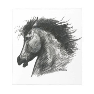 Vurig Wild Paard Notitieblok