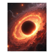 Vurig Zwart Gat Ruimte Wervelwind Kosmisch Eveneme