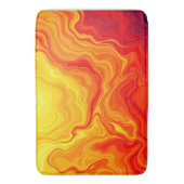Vurige Abstracte flow art Badmat (Voorkant Verticaal)