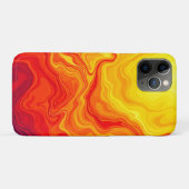 Vurige Abstracte flow art Case-Mate iPhone Case (Achterkant (horizontaal))