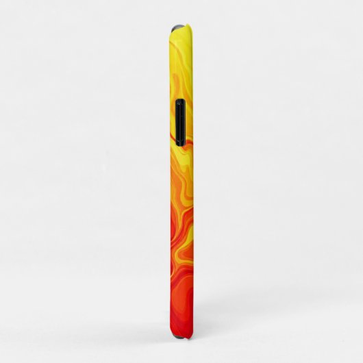 Vurige Abstracte flow art Case-Mate iPhone Case (Achterkant/rechts)