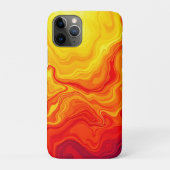 Vurige Abstracte flow art Case-Mate iPhone Case (Achterkant)