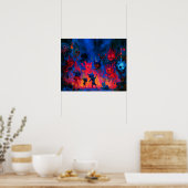 Vurige Chaneques dansen Poster (Keuken)