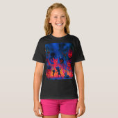 Vurige Chaneques dansen T-shirt (Voorkant volledig)