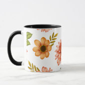 Vurige Dahlia Bloei Mok (Links)