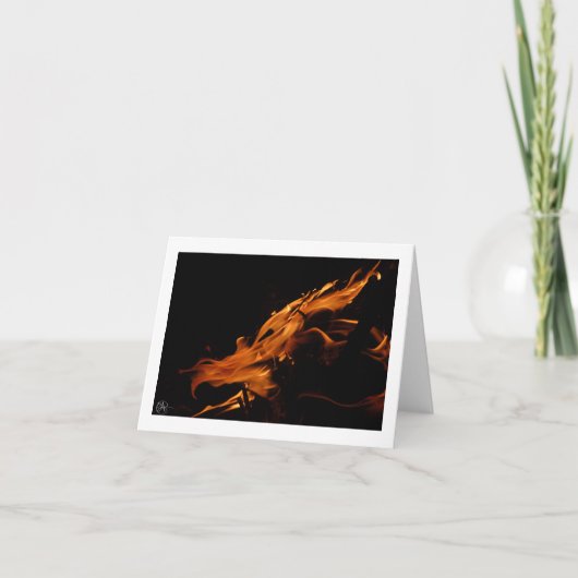 Vurige Draak Kaart (Voorkant)