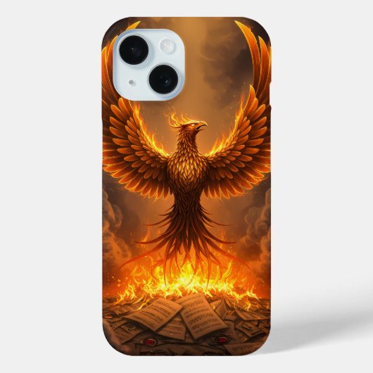 Vurige Feniks die oprijst Case-Mate iPhone Case (Achterkant)