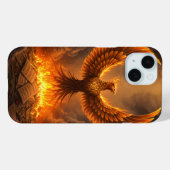 Vurige Feniks die oprijst Case-Mate iPhone Case (Achterkant (horizontaal))