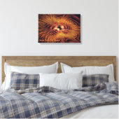 Vurige filamenten canvas afdruk (Insitu (Slaapkamer))