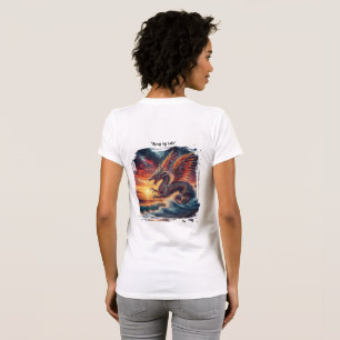 Vurige Filipijnse Draak op het Strand T-shirt