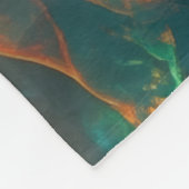 vurige fractals fleece deken (Hoek)